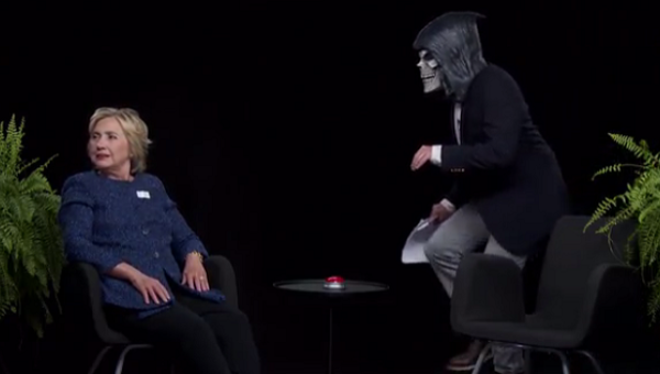 Clinton takes on Galifianakis in'Between the Two Ferns