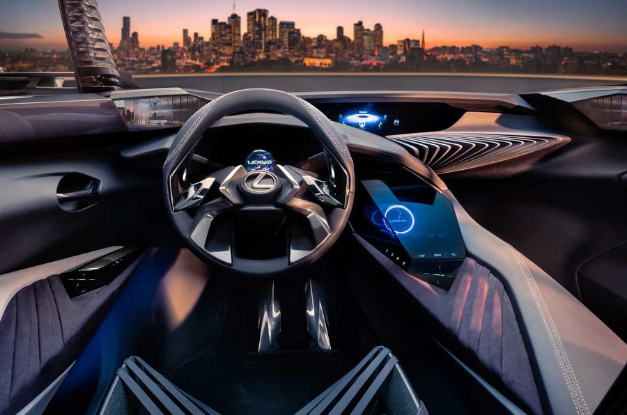 Lexus previews UX Concept's futuristic cockpit