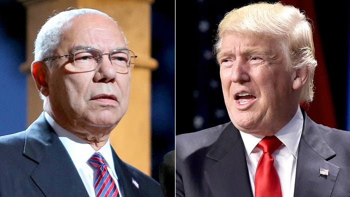 Colin Powell and Donald Trump        
      Credit Paul Morigi  Getty Images for Capitol Concerts MANDEL NGAN  AFP  Getty Images