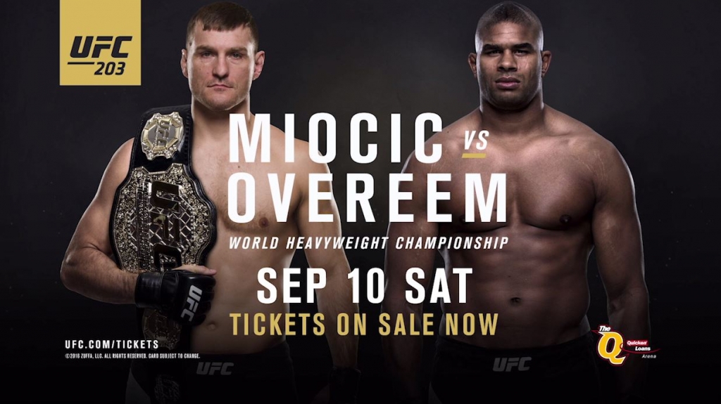 UFC 203 Poster