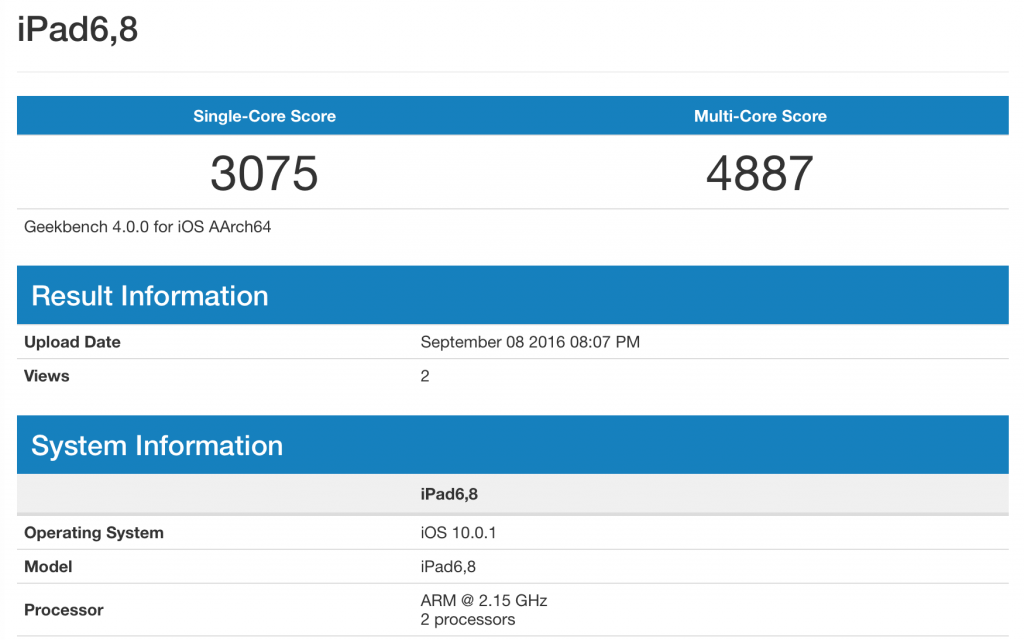 Benchmark Suggests iPhone 7 Plus Has 3GB RAM