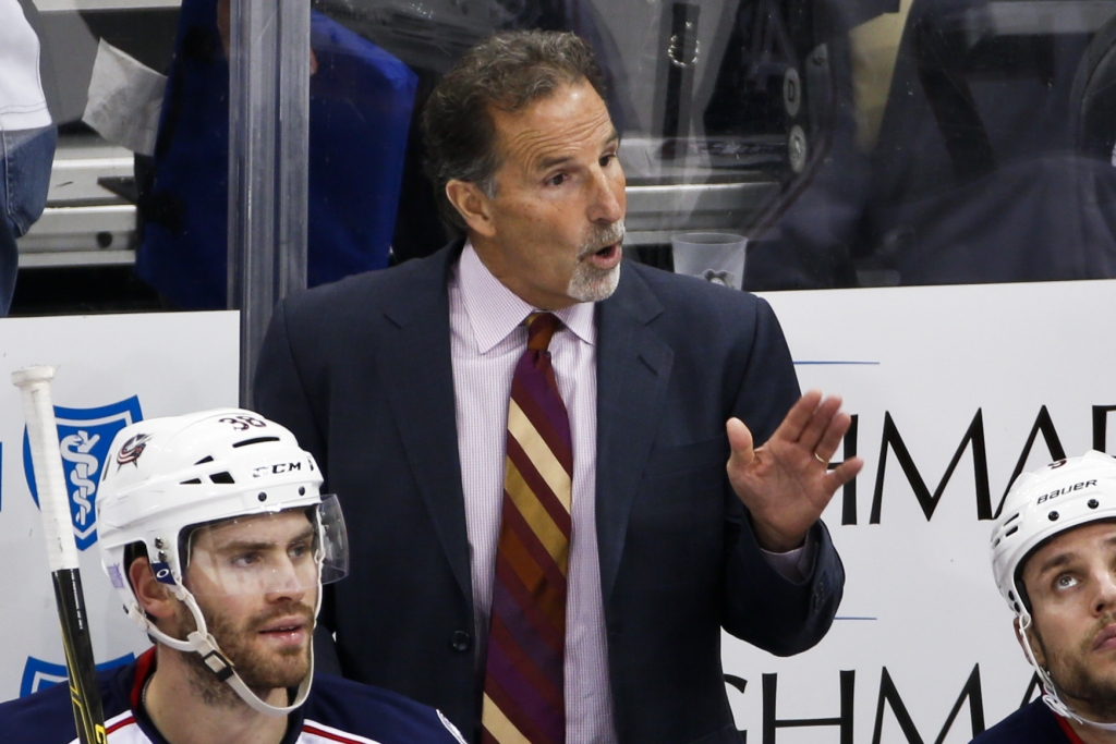 Columbus Blue Jackets&#039 John Tortorella gives instructions during the third period of an NHL hockey game against the Pittsburgh Penguins in Pittsburgh Friday Nov. 13 2015