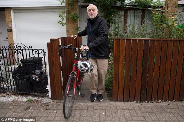 Mr Corbyn seen leaving home yesterday has told his critics he won't change if he is confirmed as Labour's leader for a second time when the leadership election results are announced on Saturday