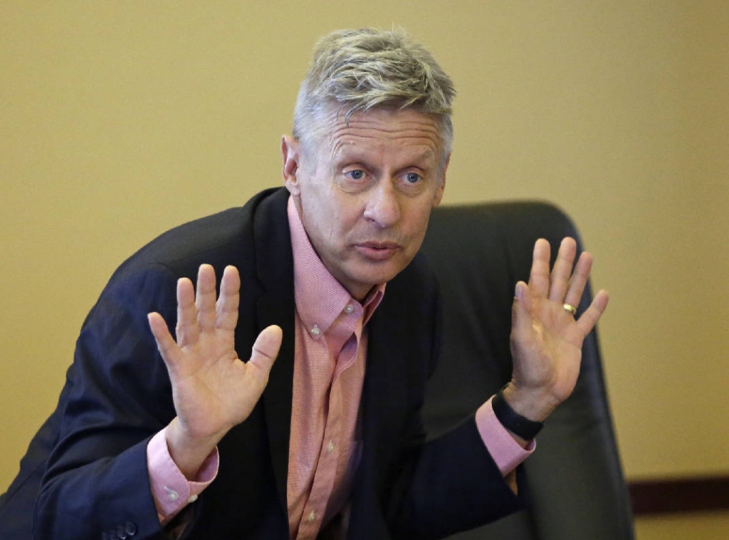 Gary Johnson snags newspaper endorsement