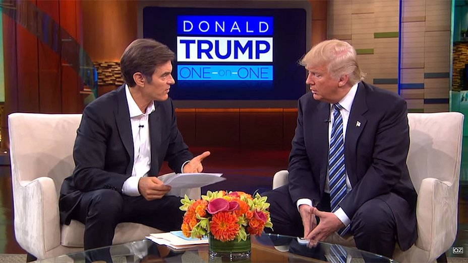 Courtesy of YouTube  DoctorOz                  Donald Trump on 'The Dr. Oz Show&#039