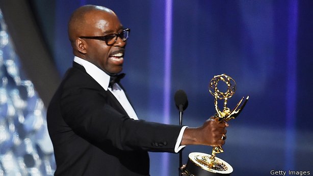 Courtney B Vance savours his Emmys win for his portrayal of OJ Simpson defence lawyer Johnnie Cochran