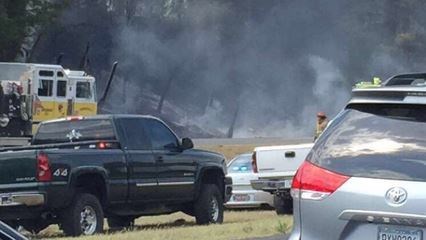 5 firefighters injured after tractor-trailer hits fire truck