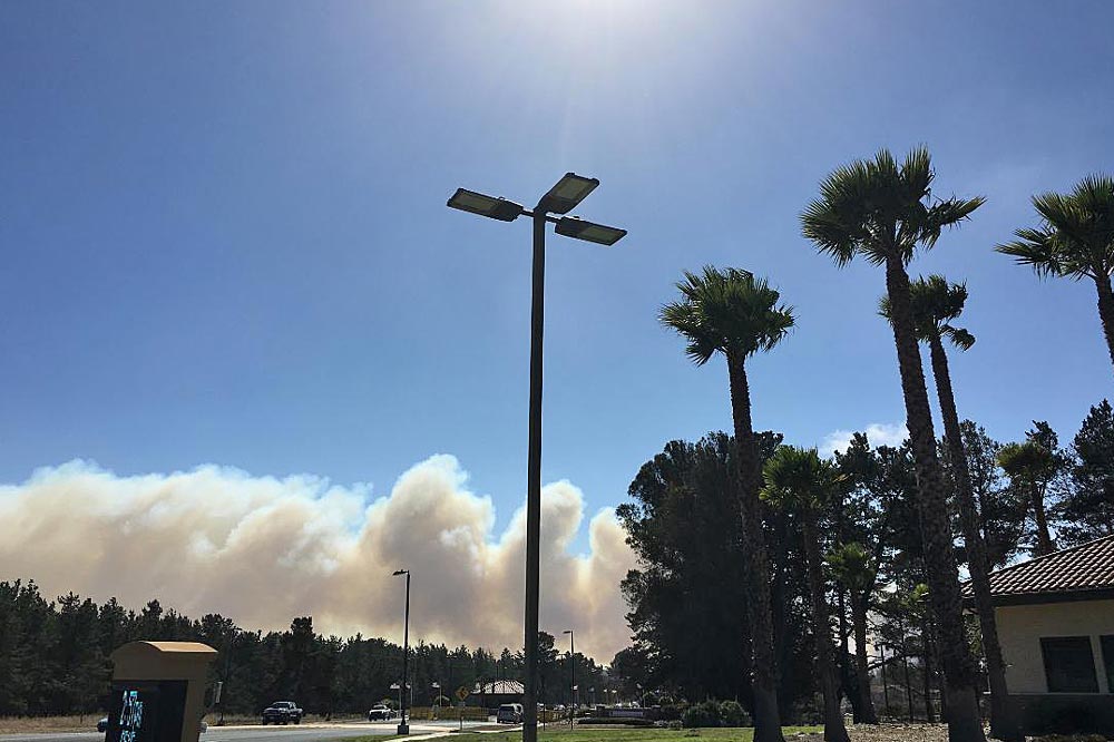 A second vegetation fire sparked on Vandenberg Air Force Base Thursday afternoon as crews reached 70-percent containment on the South Base Canyon Fire