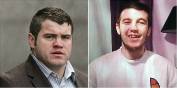 Crime boss Brian Rattigan and murdered Philip Finnegan