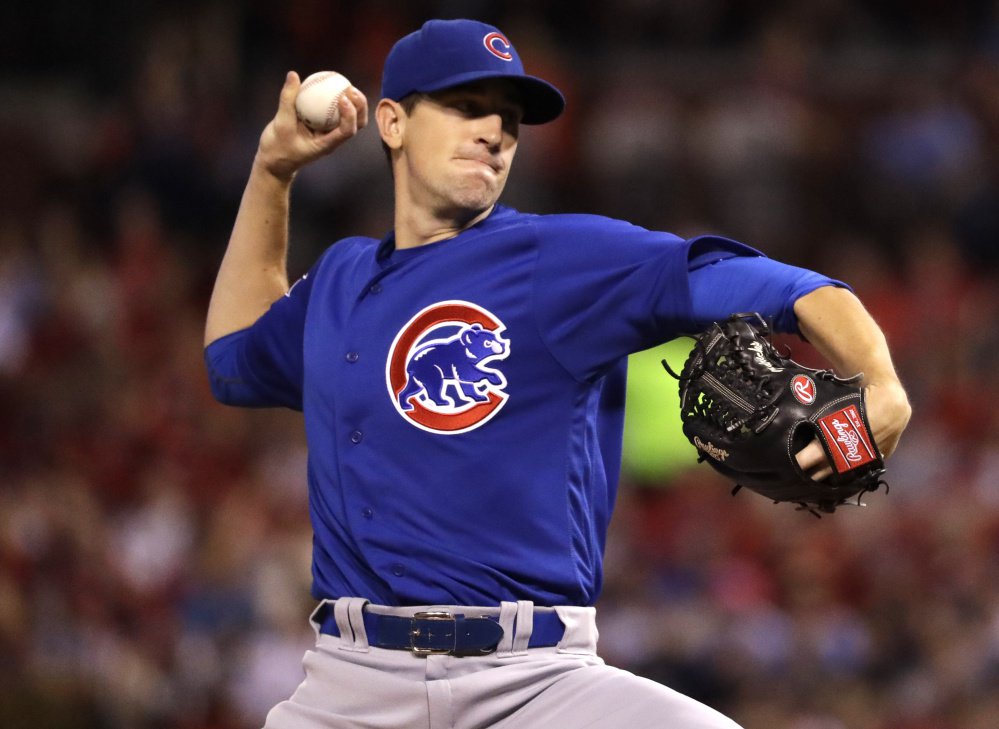 Cubs pitcher Kyle Hendricks came three outs away from a no-hitter against the Cardinals on Monday allowing a leadoff homer in the ninth inning of a 4-1 win in St. Louis