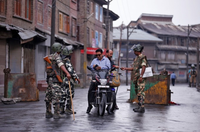 Kashmir curfew