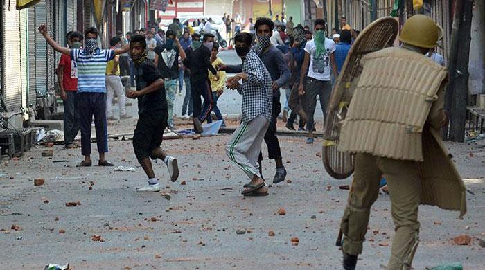 Curfew reimposed in Srinagar Pulwama amid protest rallies in IOK
				0