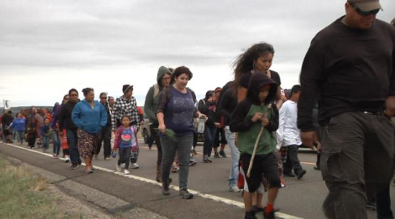 Protests heat up at North Dakota pipeline site