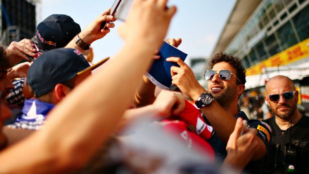 Daniel Ricciardo finished fifth at the Italian Grand Prix