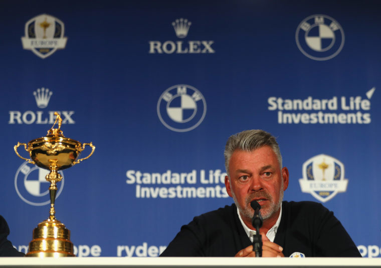 Darren Clarke the European Ryder Cup captain announces his three wildcards at Wentworth