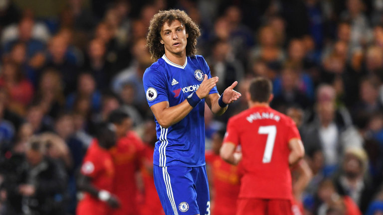 David Luiz featured against Liverpool in the league match last Friday