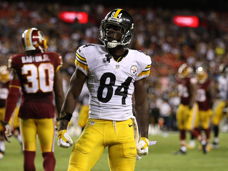 Antonio Brown scored twice against the Redskins and will be looking for more against the Bengals