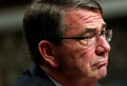 U.S. Defense Secretary Ash Carter testifies before a Senate Armed Services Committee hearing on National Security Challenges and Ongoing Military Operations on Capitol Hill in Washington U.S