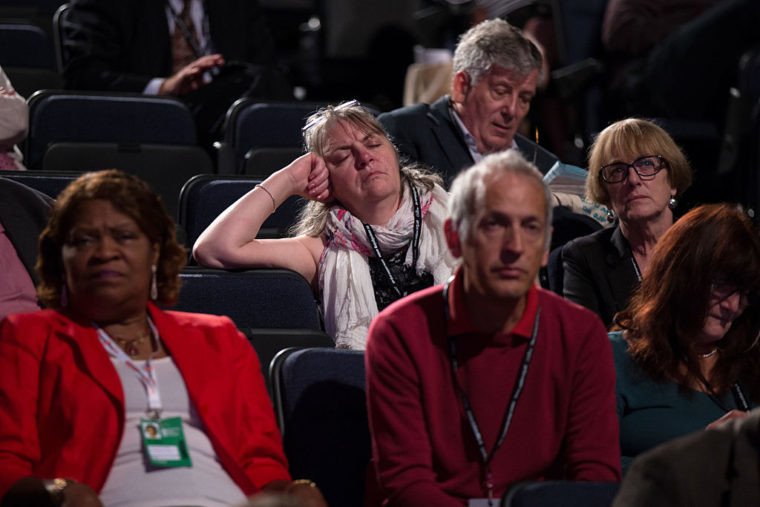 Delegates at the Labour Party Conference in 2014