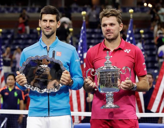 Djokovic to win the men's singles final of the U.S. Open tennis tournament Sunday Sept. 11 2016 in New York