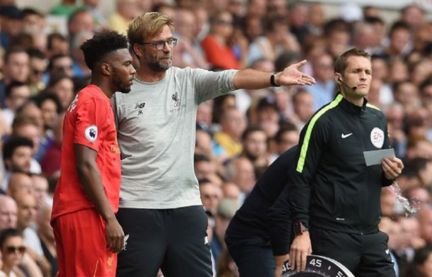 Despite needing goals Klopp only brought Daniel Sturridge on with three minutes left