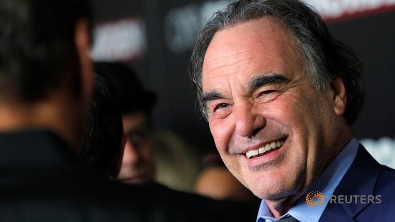 Director Oliver Stone attends the premiere of the film'Snowden in Manhattan New York U.S