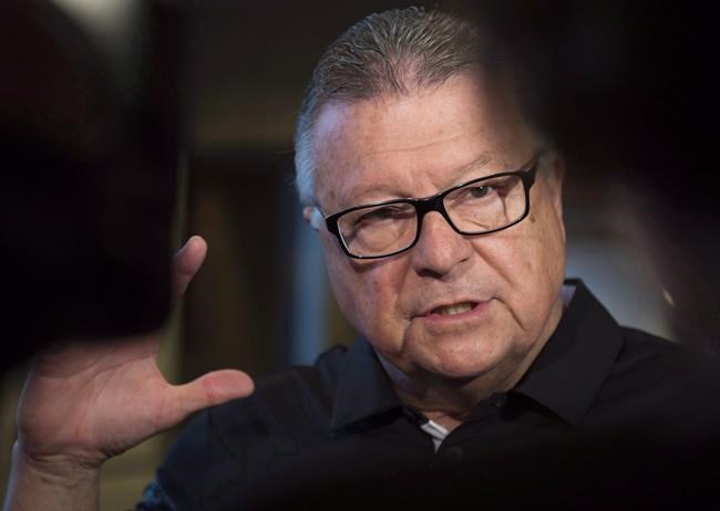 FILE- The government opened an online consultation today soliciting feedback on everything from preventing attacks to ensuring intelligence agencies are accountable. Ralph Goodale Minister of Public Safety and Emergency Preparedness speaks to reporters