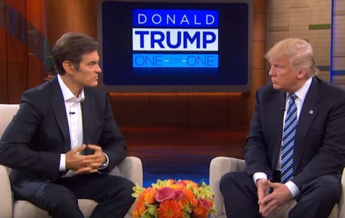 Dr. Oz Edits Out Creepy Trump Comments About Kissing His Daughter