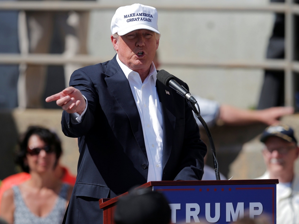 Donald Trump in New Hampshire.   REUTERS  Brian Snyder