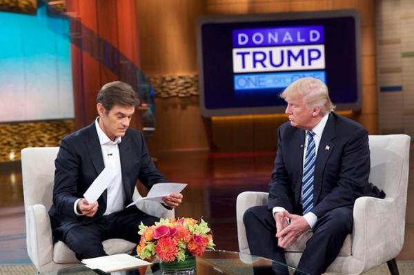 Trump releases medical summary to 'Dr. Oz'