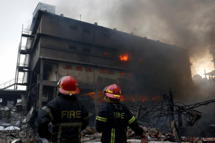 12 dead, 16 hurt in explosion and fire at Bangladesh factory