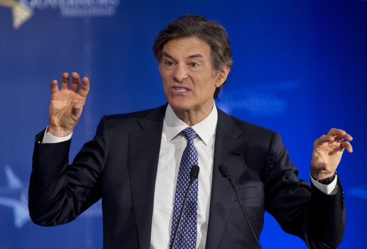 Dr. Mehmet Oz host of ‘The Dr. Oz Show,’ said he was 'not going to ask questions he doesn't want to have answered.&#39