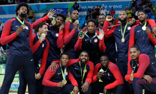 U.S. men blitz Serbia, win third consecutive Olympic gold medal