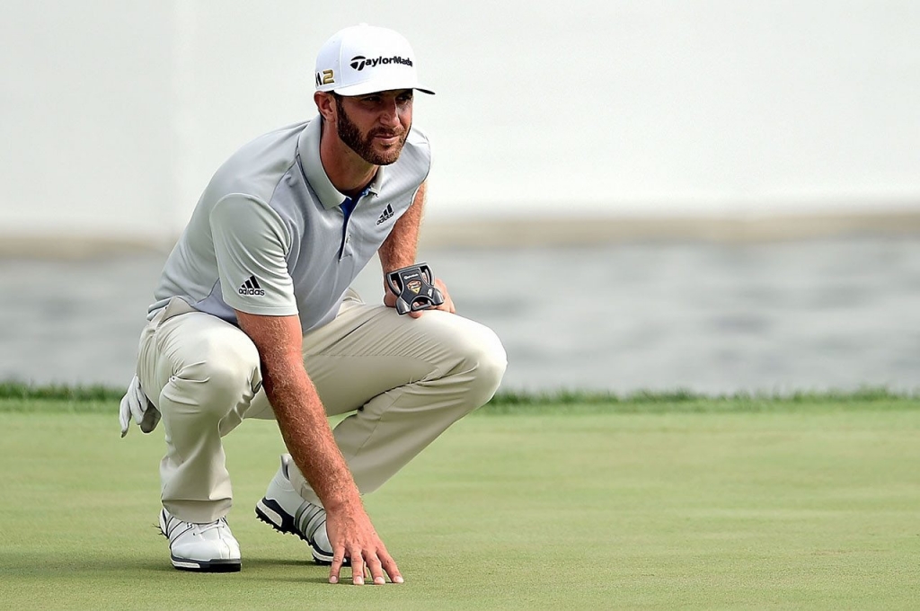 Dustin Johnson's new putter helped him to set a course record at Crooked Stick at the BMW Championship