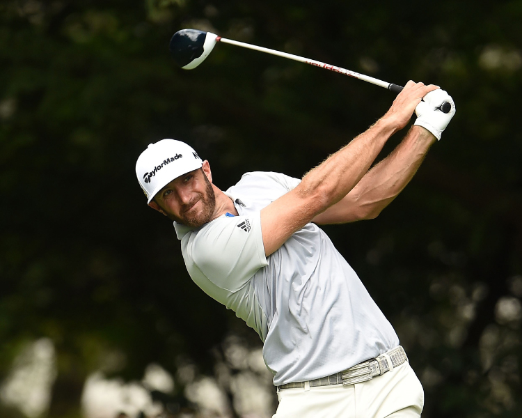 Dustin Johnson sets course record to share lead