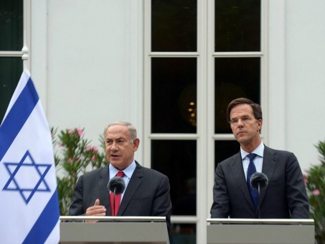 Israel Government Press Office Israeli Prime Minister Benjamin Netanyahu meets with Dutch Prime Minister Mark Rutte for a joint press conference