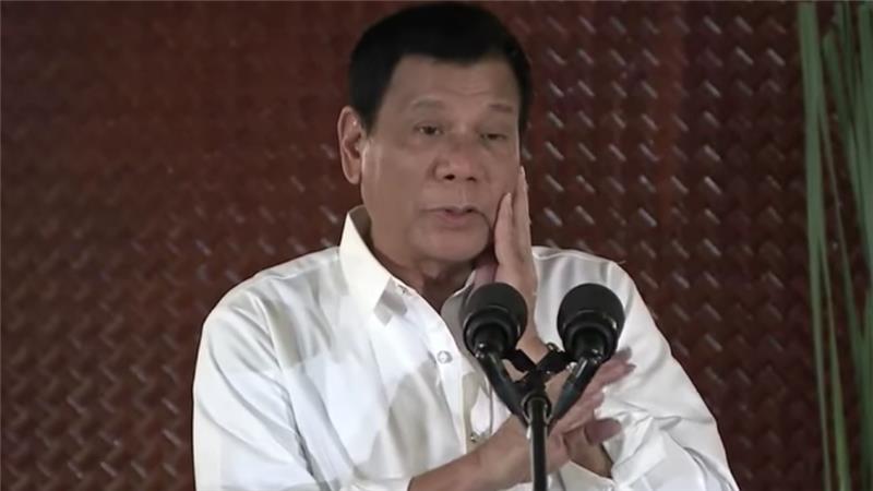 Duterte did not give a timeframe when US troops should leave Mindanao