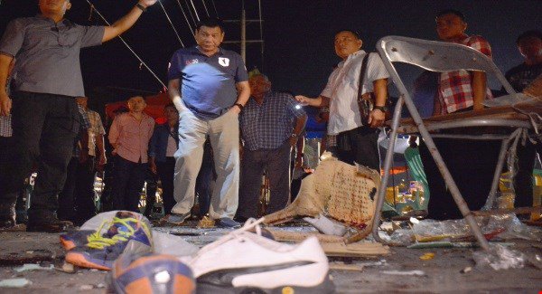 Philippines market bomb attack in President Rodrigo Duterte's home city kills 12