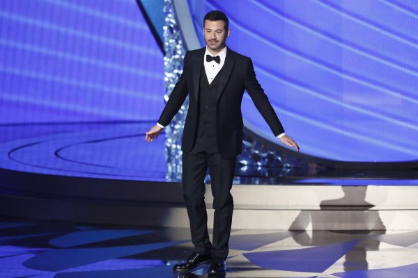 Host Jimmy Kimmel during the 68th Primetime Emmy Awards at the Microsoft Theater in Los Angeles on Sunday Sept. 18 2016