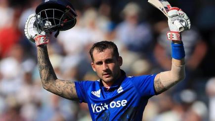 Alex Hales broke new ground in front of his home crowd with England's all-time highest ODI score