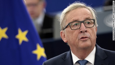 European Commission head Jean Claude Juncker delivers a blunt assessment of the EU's challenges