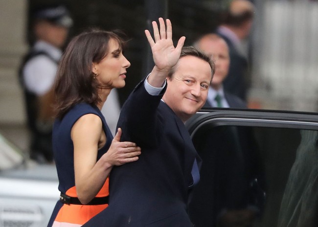 Cameron Bids Farewell