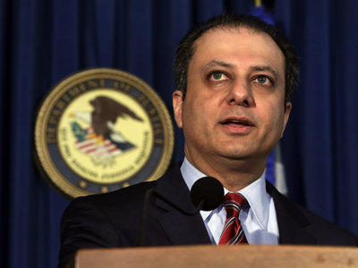 U.S. Attorney Preet Bharara to announce public corruption charges against nine defendants at noon news conference