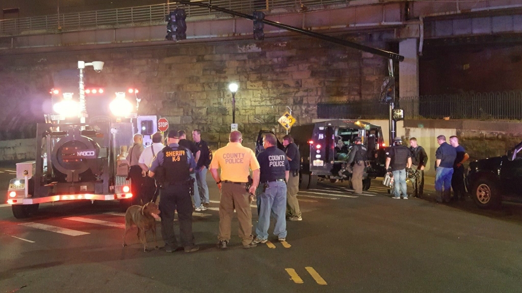 Device at NJ train station explodes as robot tries to disarm it