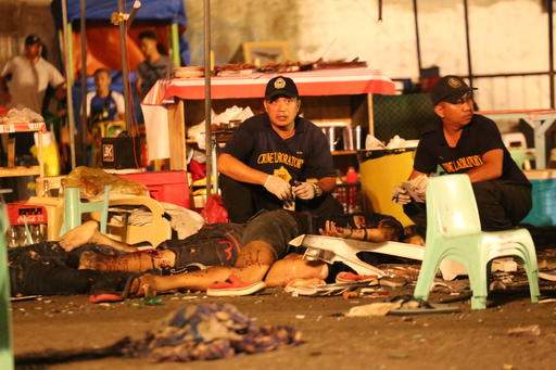 Explosion rocks Davao City night market in Philippines; kills 10