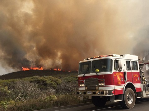 Vandenberg Air Force Base now has three fires burning with a new start Friday afternoon