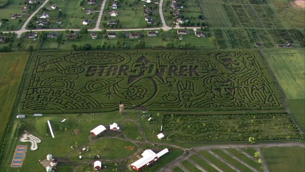 Spring Grove corn maze celebrates Star Trek 50th anniversary