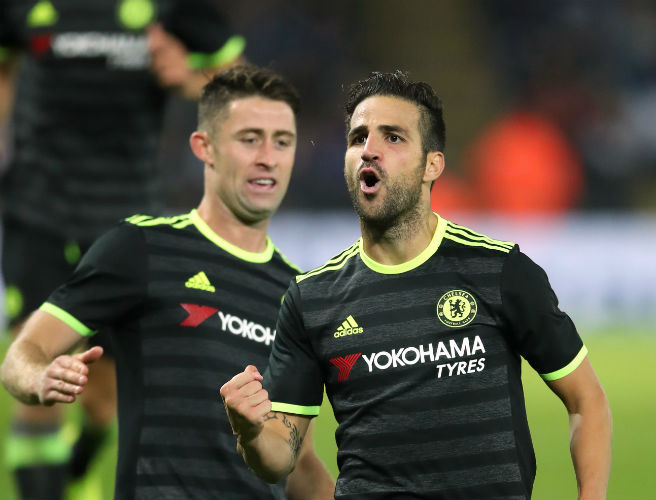 Cesc Fabregas Gary Cahill Chelsea