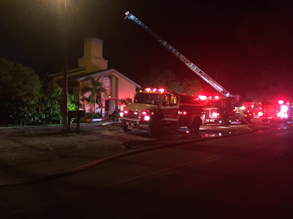 County Sheriff's Office  Fort Pierce Islamic Center fire