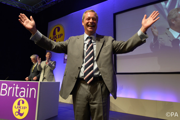 Farage bows out.     PA  Ben Birchall